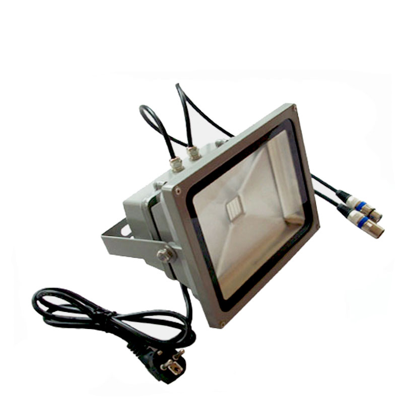 DMX512 Control Color Changing 20w 30w 60w 90w 120w 180w 240w rgb led flood light led projector light IP65 waterproof dmx rgb outdoor led flood light